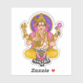 Ganesha Sticker (Feuille)