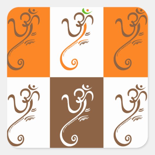 Ganesha stickers (Voorkant)