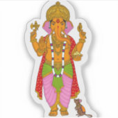 Ganesha Stickers & Keyring Combo (Devant)