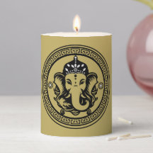 Ganesha-thema hindoeïstische kunstprint
