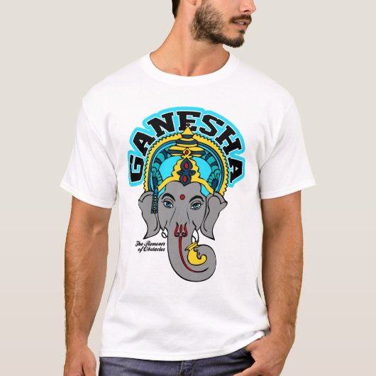 ganesha verwijdering van obstakels t-shirt (Voorkant)