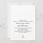 Ganesha Wedding Uitnodiging (Achterkant)