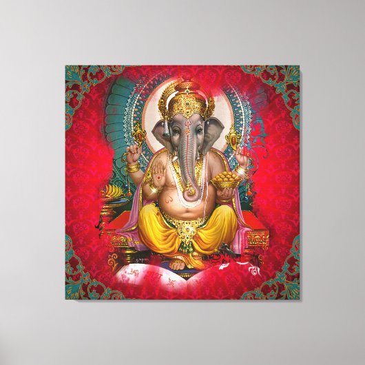 GANESHA - Wrapped Canvas (Voorkant)