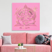 GANESHA - Wrapped Canvas (Insitu (Woonkamer))