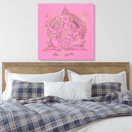 GANESHA - Wrapped Canvas (Insitu (Slaapkamer))