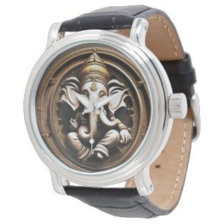 Ganesha's Tijdwachter Handhorloge met Goddelijk Af Horloge