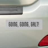 gang bumpersticker (Op auto)