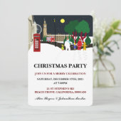 Gang de Noël à Londres Invitation (Debout devant)