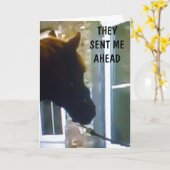 GANG HEEFT ME GEZEGD OM TE ZEGGEN DAT ZIJ BIRTHDAY KAART (Gele Bloem)