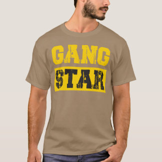 GANG STAR letters print op t-shirts rapper vintage