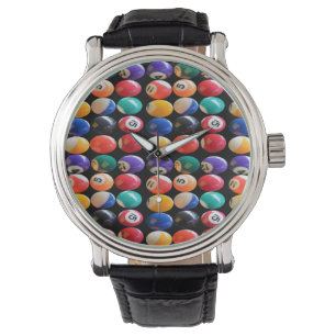 Gangbare en gekleurde oogbollen, Mannen polshorlog Horloge