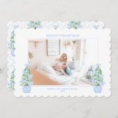 Gangbare randkaart voor milleniumKerstmis Feestdagenkaart (Voorkant / Achterkant)