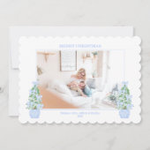 Gangbare randkaart voor milleniumKerstmis Feestdagenkaart (Voorkant)