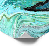 Gangs Back 1 Liquide Green Impression Abstraite (Coin)