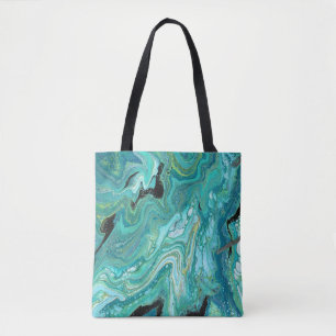 Gangs Back 1 Sac fourre-tout Abstrait bleu apaisan
