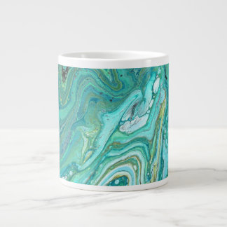 Gangs Back 1 Vloeibare Groene Abstracte Drink Cup Extra Grote Beker