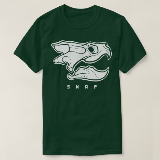 Gangschildpad, uitzicht aan de zijkant t-shirt (Design voorkant)