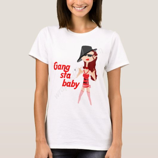 gangsta baby t-shirt (Voorkant)