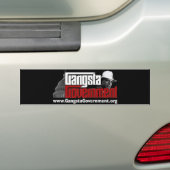 Gangsta Government Bumpersticker (Op auto)