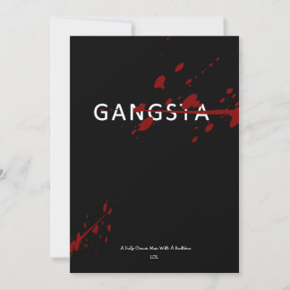 GANGSTA KAART - JAILMATECARDS.CO.UK - VERJAARDAGSF