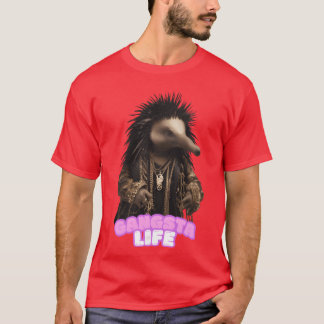 Gangsta Life Echidna T-shirt