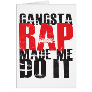 Gangsta Rap deed het voor mij - zwart