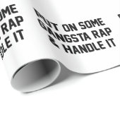 Gangsta Rap en handig het Cadeaupapier (Rol Hoek)