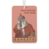 Gangsta Santa aangepaste auto luchtverfrisser (Achterkant)