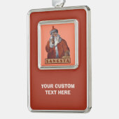 Gangsta Santa aangepaste ornament (Links)