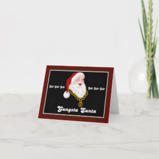 Gangsta Santa Note Kaart