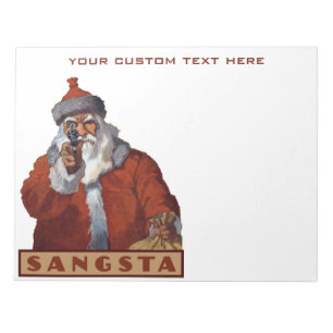 Gangsta Santa note pads Notitieblok