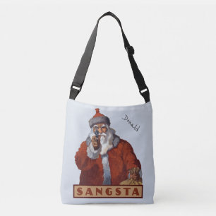 Gangsta Sinterklaas tassen met eigen naam