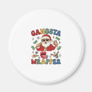 Gangsta Verpakking Kerstman Microfoon Geld Magneet