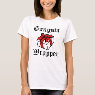 Gangsta Wrapper grappige kerst T-shirt