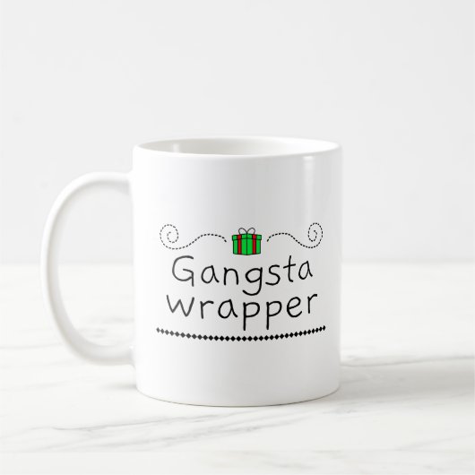Gangsta Wrapper Holiday Mug Koffiemok (Links)