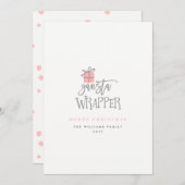 Gangsta Wrapper Kerst Kaarten (Voorkant / Achterkant)