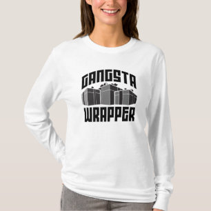 Gangsta Wrapper Kerstfeestdag Cadeaus T-shirt