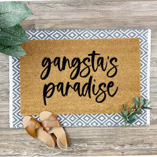 Gangsta's Paradise Grappige Welkomstmat Deurmat