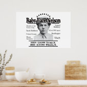 Gangster Baby Face Nelson Poster (Keuken)