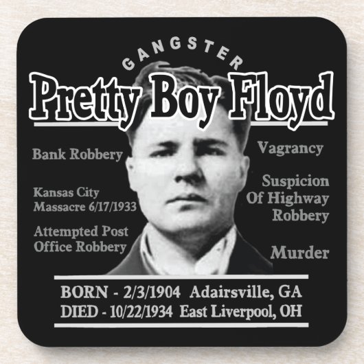 Gangster Boy Floyd Onderzetter (Voorkant)