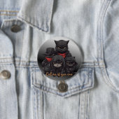Gangster Cat Button | Kat me als je kunt (In situ)