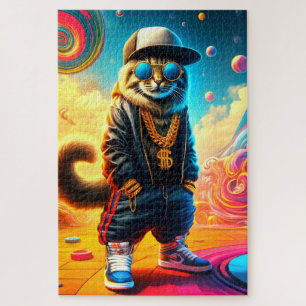 Gangster Cat Legpuzzel