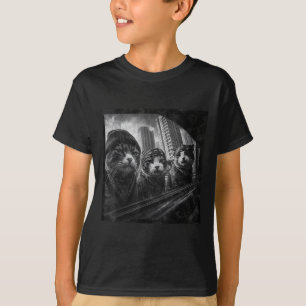 Gangster Cats Street Grappige Grafische Humor T-shirt