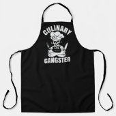 Gangster culinaire Grand tablier noir (Recto)