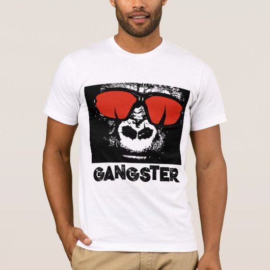 GANGSTER DAD GORILLA FUNNY T-SHIRTS (Devant)