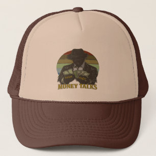 Gangster die contant geld telt trucker pet