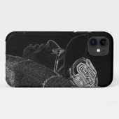gangster in het donker Case-Mate iPhone case (Achterkant (horizontaal))