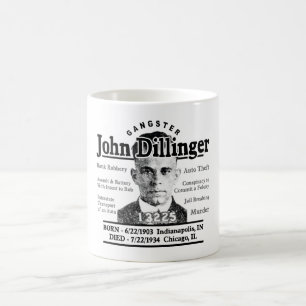 Gangster John Dillinger Koffiemok