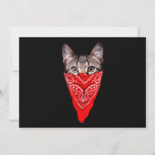 Gangster kattenkat kaart (Achterkant)