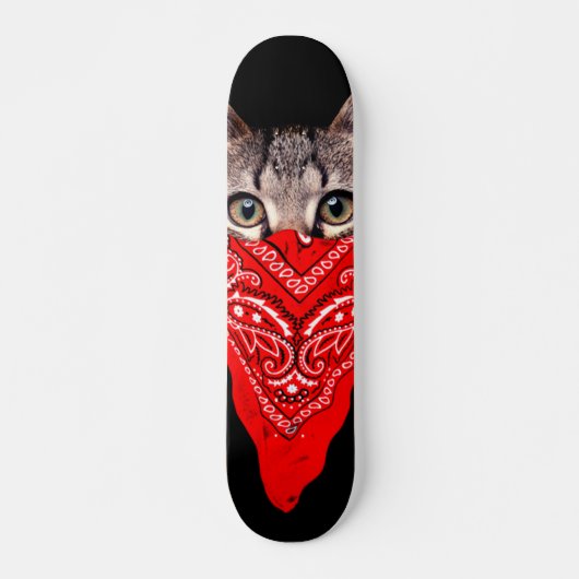 Gangster kattenkat skateboard (Voorkant)